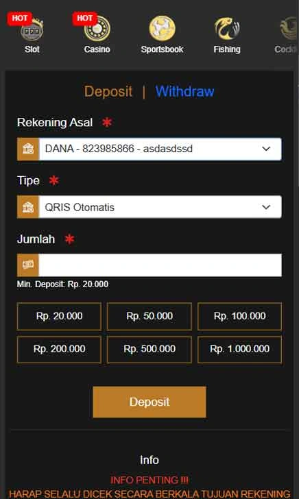 cara deposit Svip4 Slot Max Fix